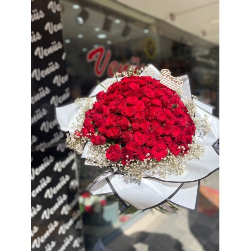101 Gül Buketi